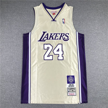 NBA Retro LA Lakers Kobe Bryant Retirement Jersey  1996-2016 (8/24)