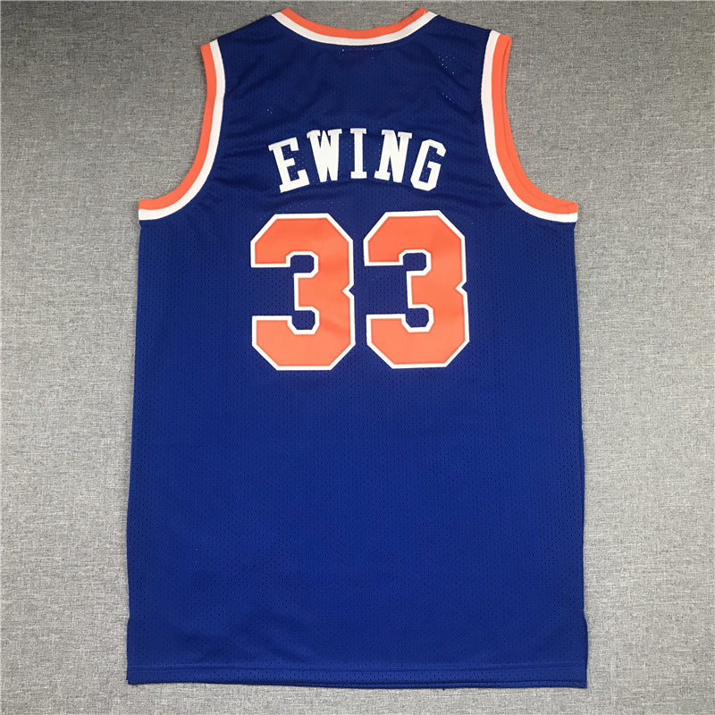 NBA New York Knicks 1992 Retro Patrick Ewing Away Kit