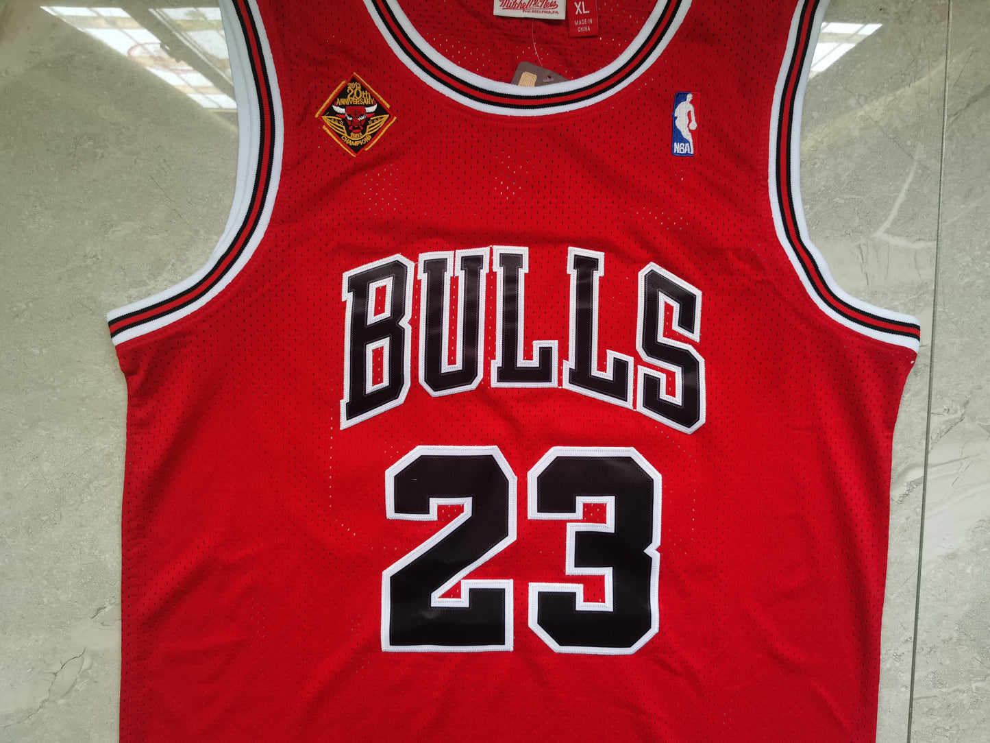 NBA Chicago Bulls Michael Jordan 1998 Retro (Away 20th Anniversary - Red,  1998 Finals Home - White, 1998 Finals Away - Black)