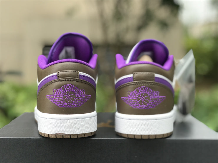 Jordan 1 cheap low purple chile