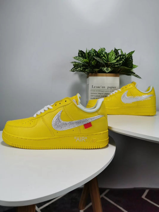 Air Force 1 X Off-White "ICA University Gold"
