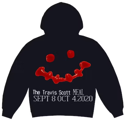 Travis Scott x CPFM 4 CJ "Ketchup" Hoodie Black