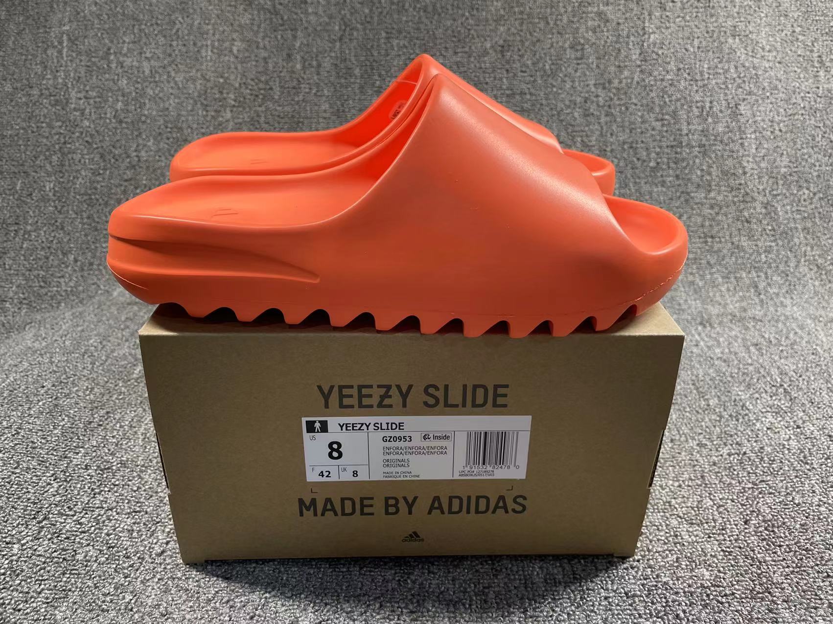 adidas YEEZY YEEZY quot;Enflame Orangequot; slides