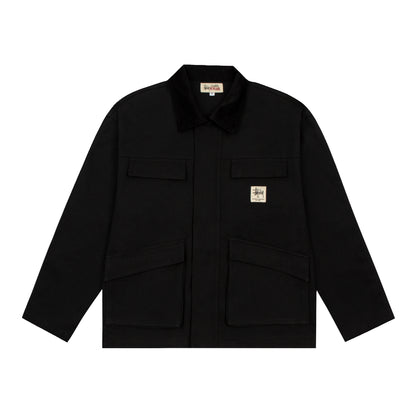 Stussy "Washed Canvas Jacket" (Black,White,Pink,Green,Turqese)