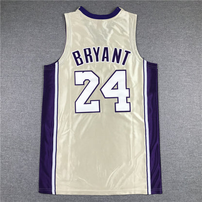 NBA Retro LA Lakers Kobe Bryant Retirement Jersey  1996-2016 (8/24)