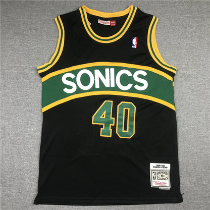 NBA Seattle Sonics Shawn Kemp Retro 1994-1995 All Kits