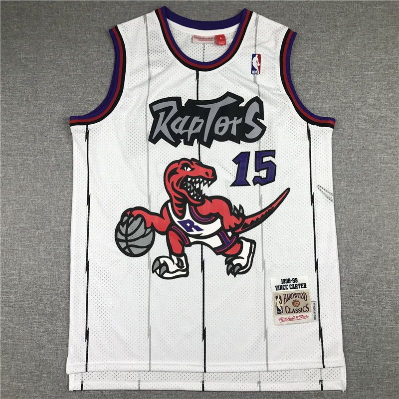 NBA Toronto Raptors Retro 1998-1999 (White / Purple) ( Vince Carter / Tracy McGrady)