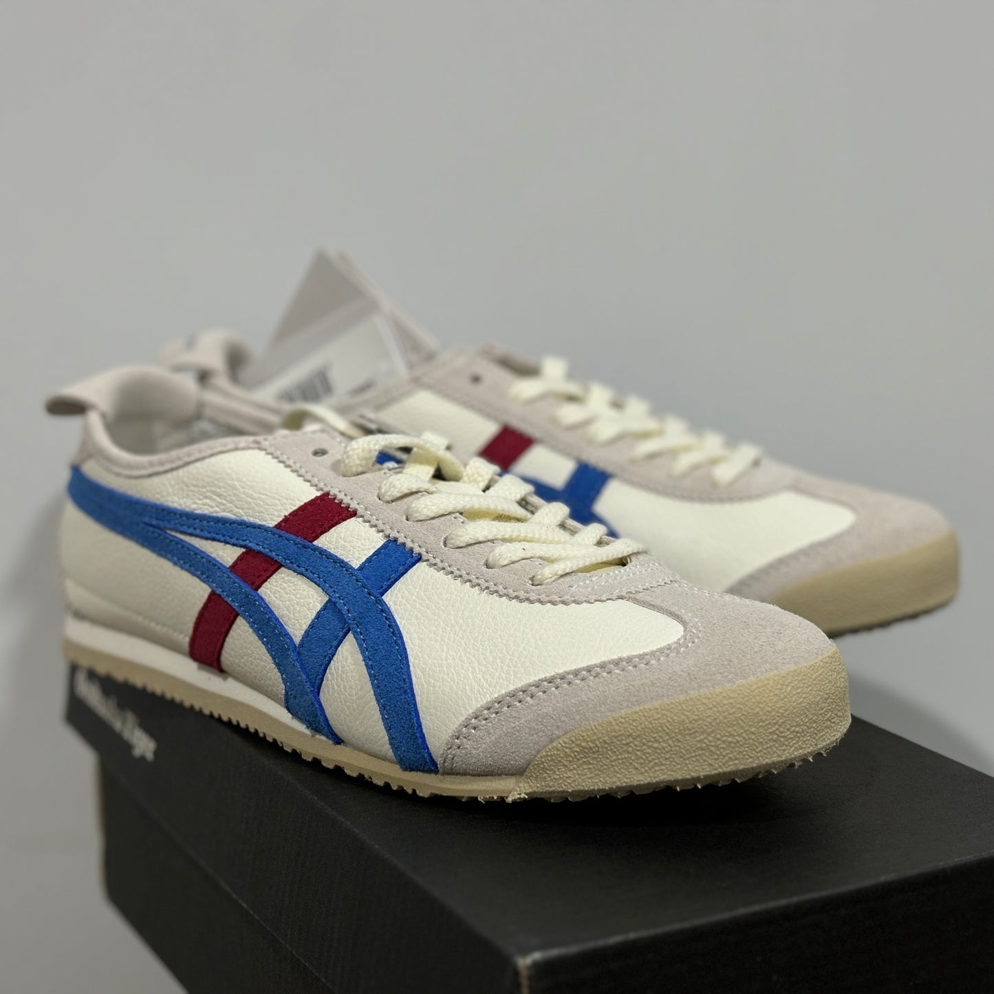 Asics Onitsuka Tiger "White Blue & Red Pure"