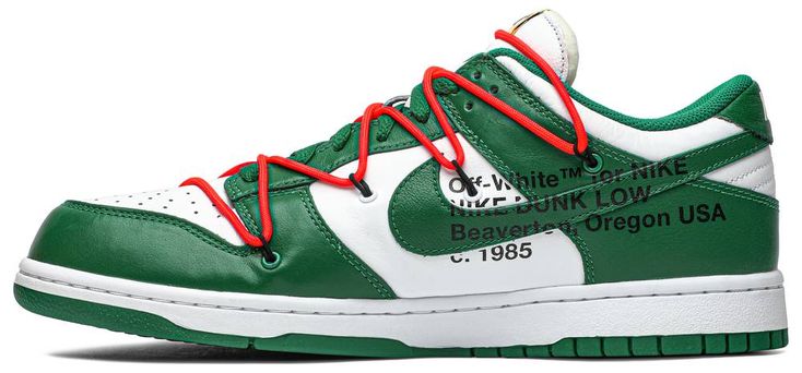 Dunk SB Low X Off White Pine Green