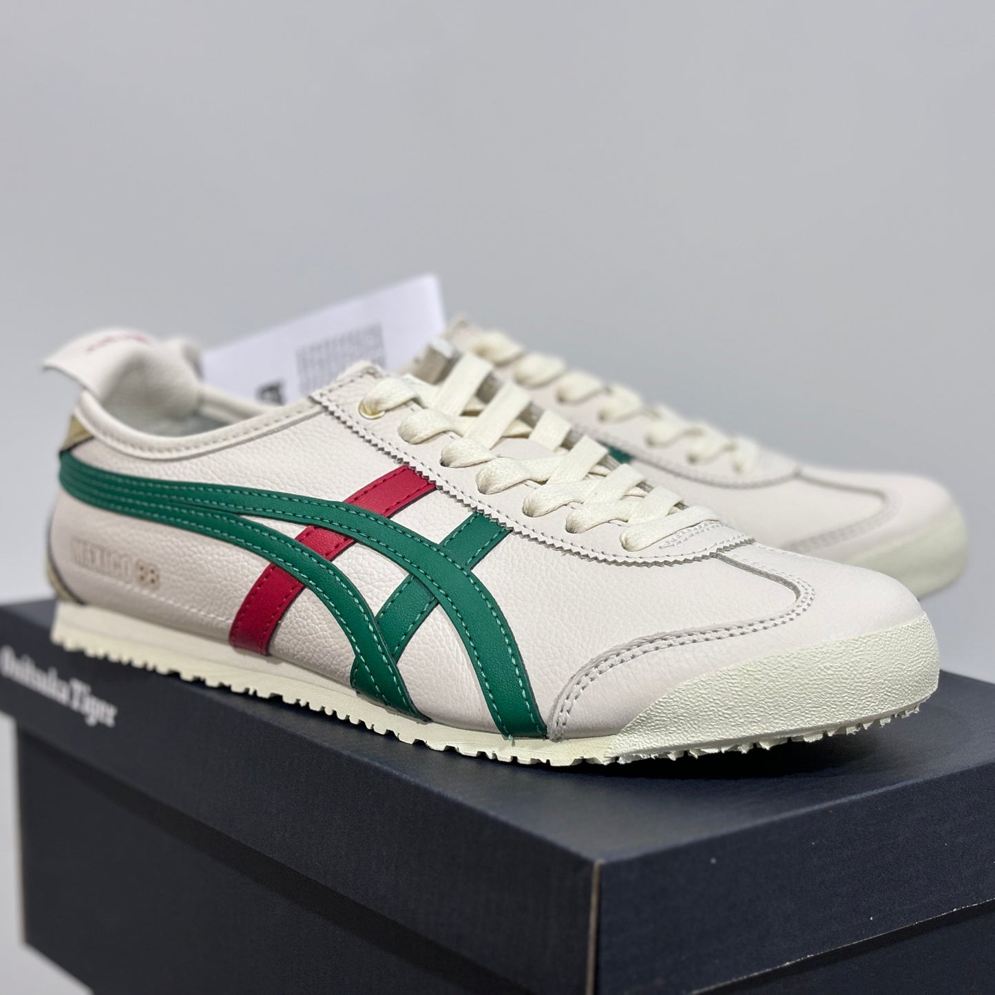 Asics Onitsuka Tiger "White Green Red & Gold Label - Mexico 66"