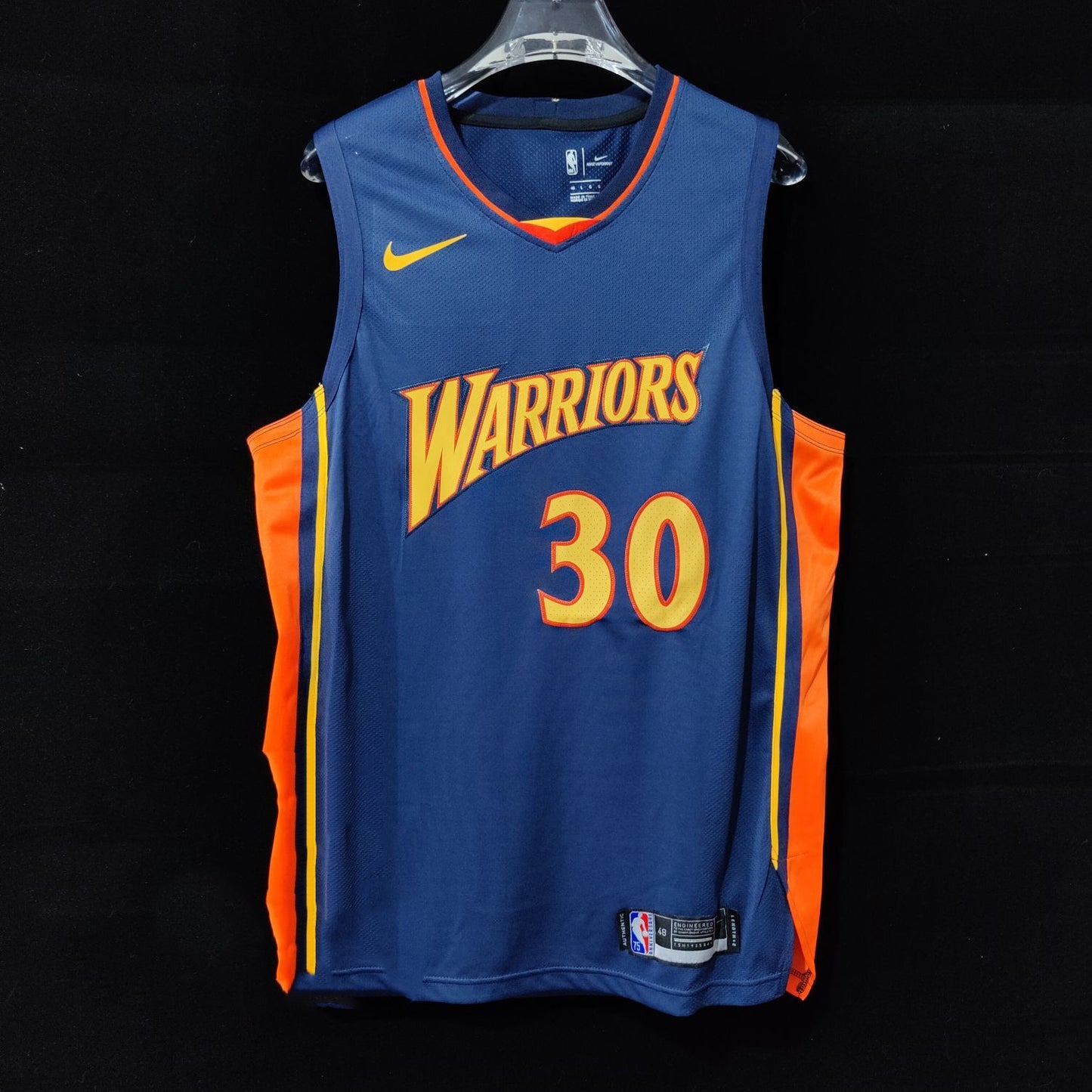 NBA Golden State Warriors "Steph Curry (2023) / Klay Thompson(2021) Navy & Gold"