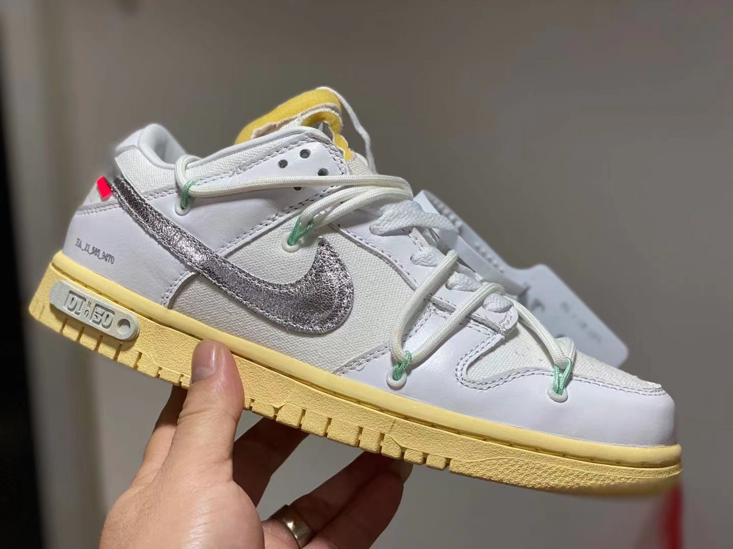 Nike Dunk Low X Off White The 50 Lot NO.1