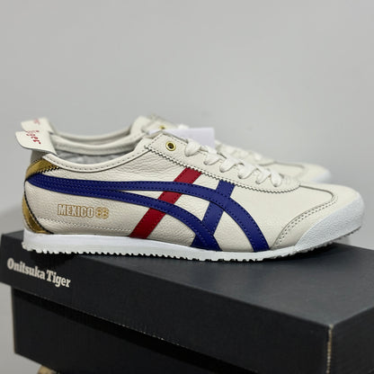 Asics Onitsuka Tiger "White Blue & Gold label -  Mexico 66"