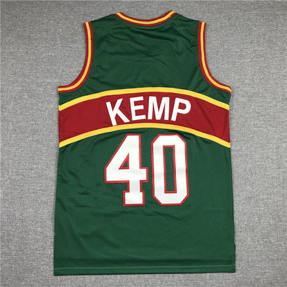 NBA Seattle Sonics Shawn Kemp Retro 1994-1995 All Kits
