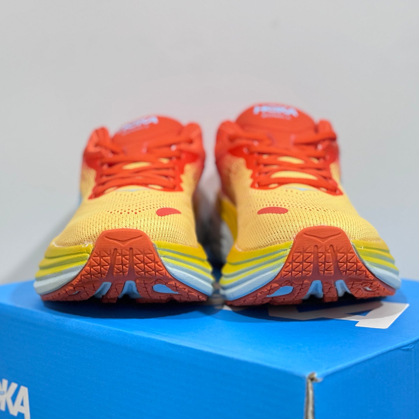 HOKA - Mafate Bondi 8 Yellow & Red