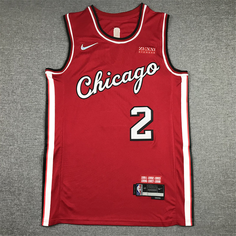 NBA Chicago Bulls 2022 City Edition "75th Anniversary" (Lonzo Ball, Zack Lavine, Demar DeRozan)