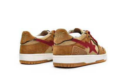 Bapesta "SK8 Wheat Red" (Very Limited)