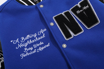 Bape "Neighborhood Varsity" Jacket
