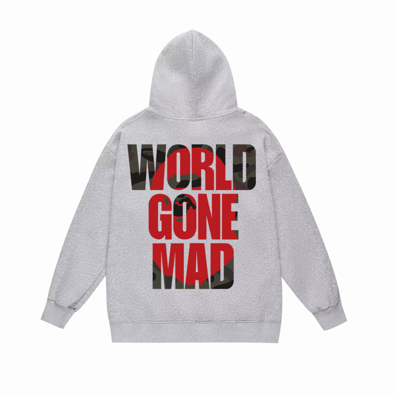 Bape "World Gone Mad" Hoodie