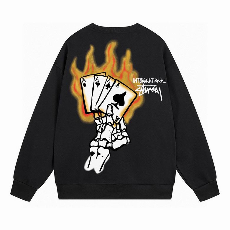 Stussy Jumper "Burning Playing Cards"