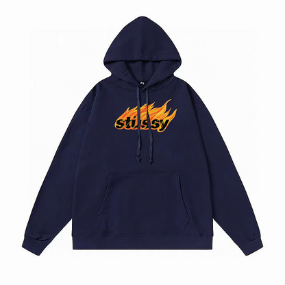 stussy flames hoodie 22aw fwトップス - トップス