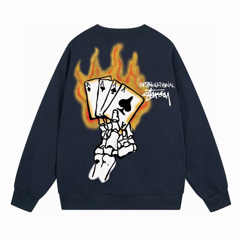 Stussy Jumper "Burning Playing Cards"