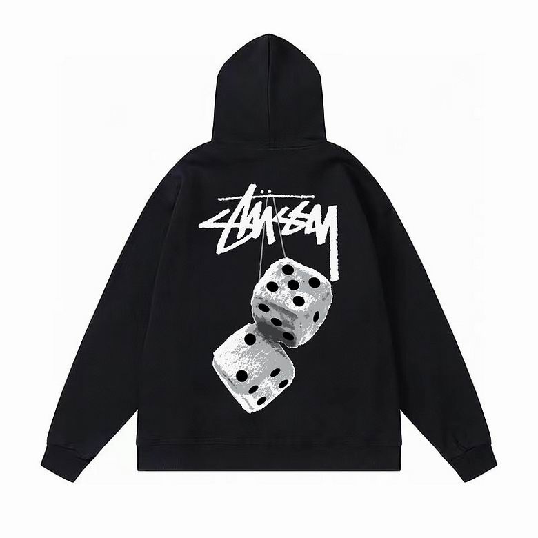 Stussy cube store logo hoodie sweatshirt