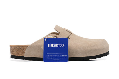 Birkenstock "Boston - Cream (Leather)"