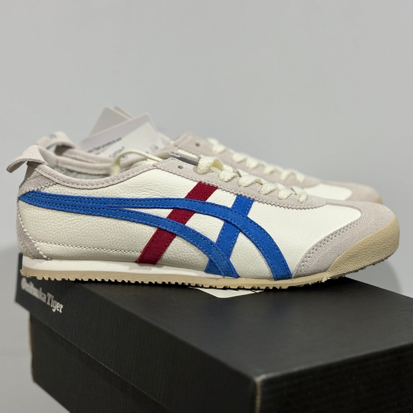 Asics Onitsuka Tiger "White Blue & Red Pure"