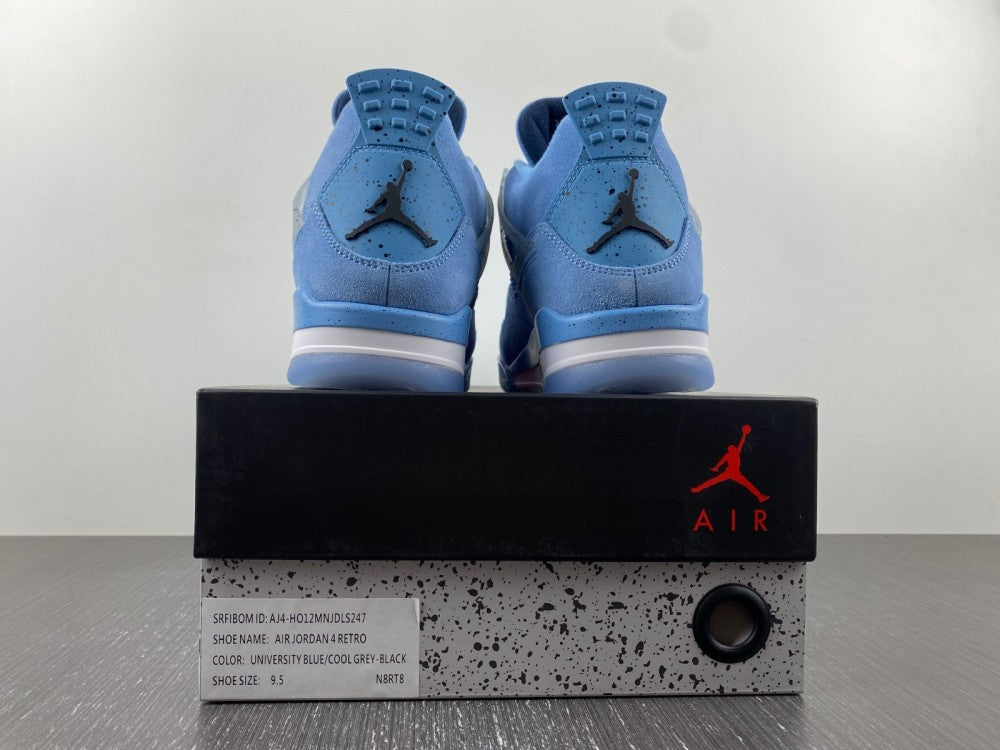 Jordan 4 hot sale unc pe