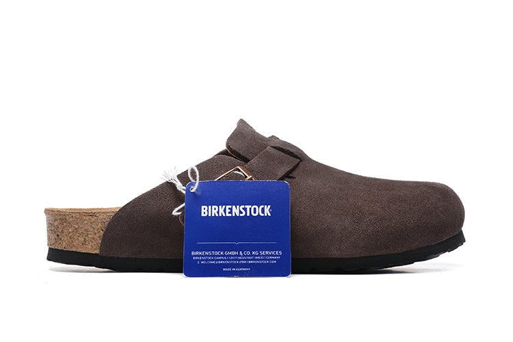 Birkenstock "Boston - Dark Brown (Leather)"
