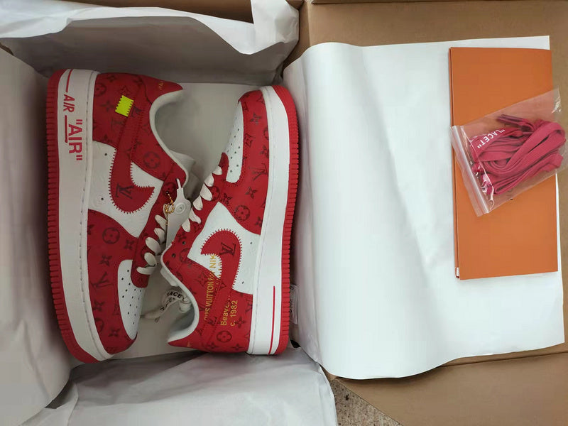 Air Force 1 X LV (By Virgil Abloh) "Red"