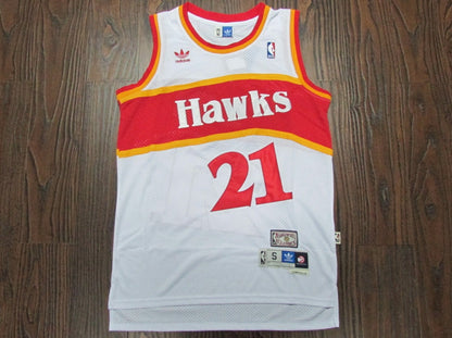 NBA Atlanta Hawks Retro 1986 Dominique Wilkins ("White", "Black" ,"Red")