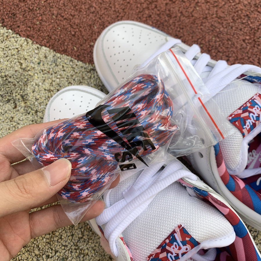 Parra x nike 2024 sb dunk low white