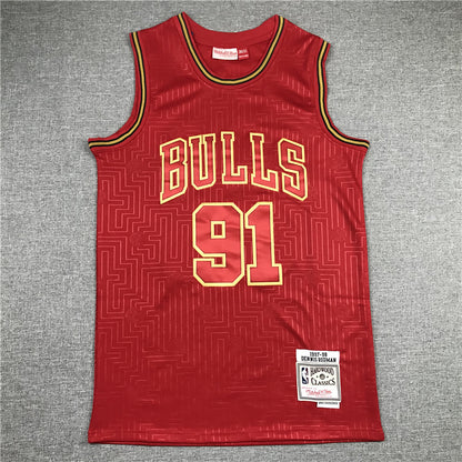 NBA Chicago Bulls Retro 1998 "Year Of The Rat" (Michael Jordan , Dennis Rodman) Limited!