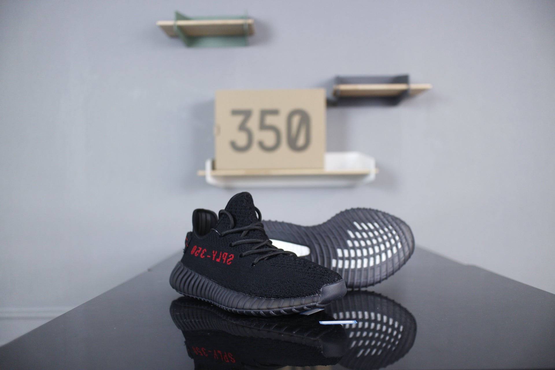 Yeezy sply 35 sale red and black