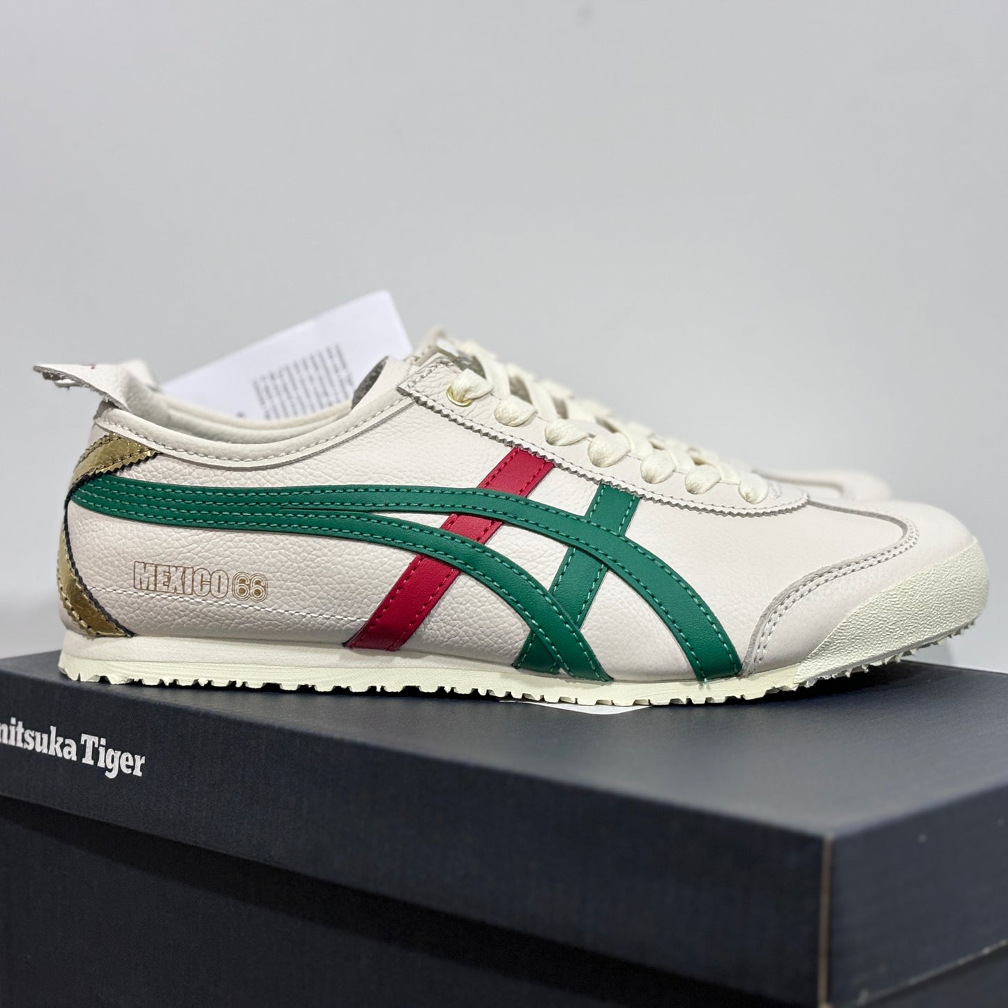 Asics Onitsuka Tiger "White Green Red & Gold Label - Mexico 66"