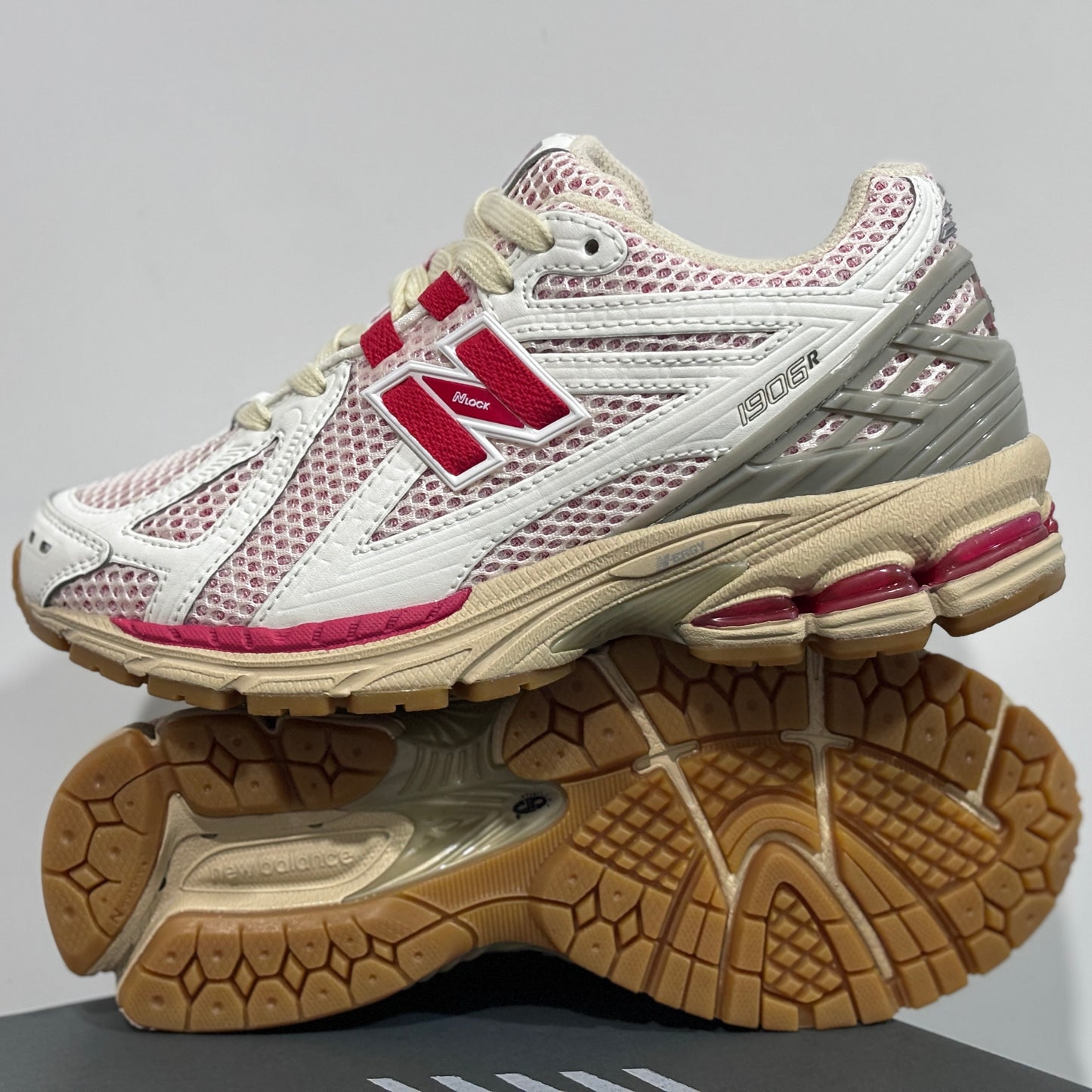 New Balance "1906 White & Red Pure"