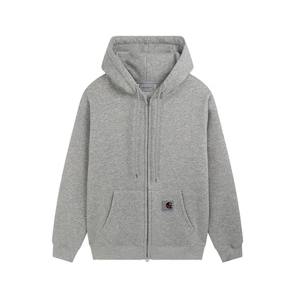 Carhartt WIP "Basic Logo" Hoodie With Zipper