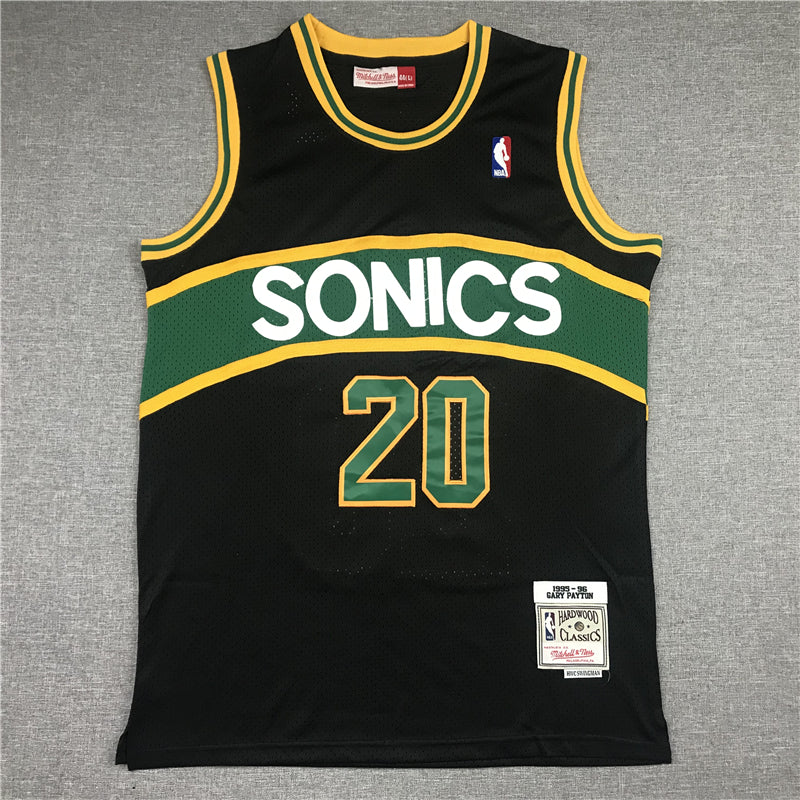 NBA Seattle Sonics Gary Payton Retro 1995-1996 All Kits