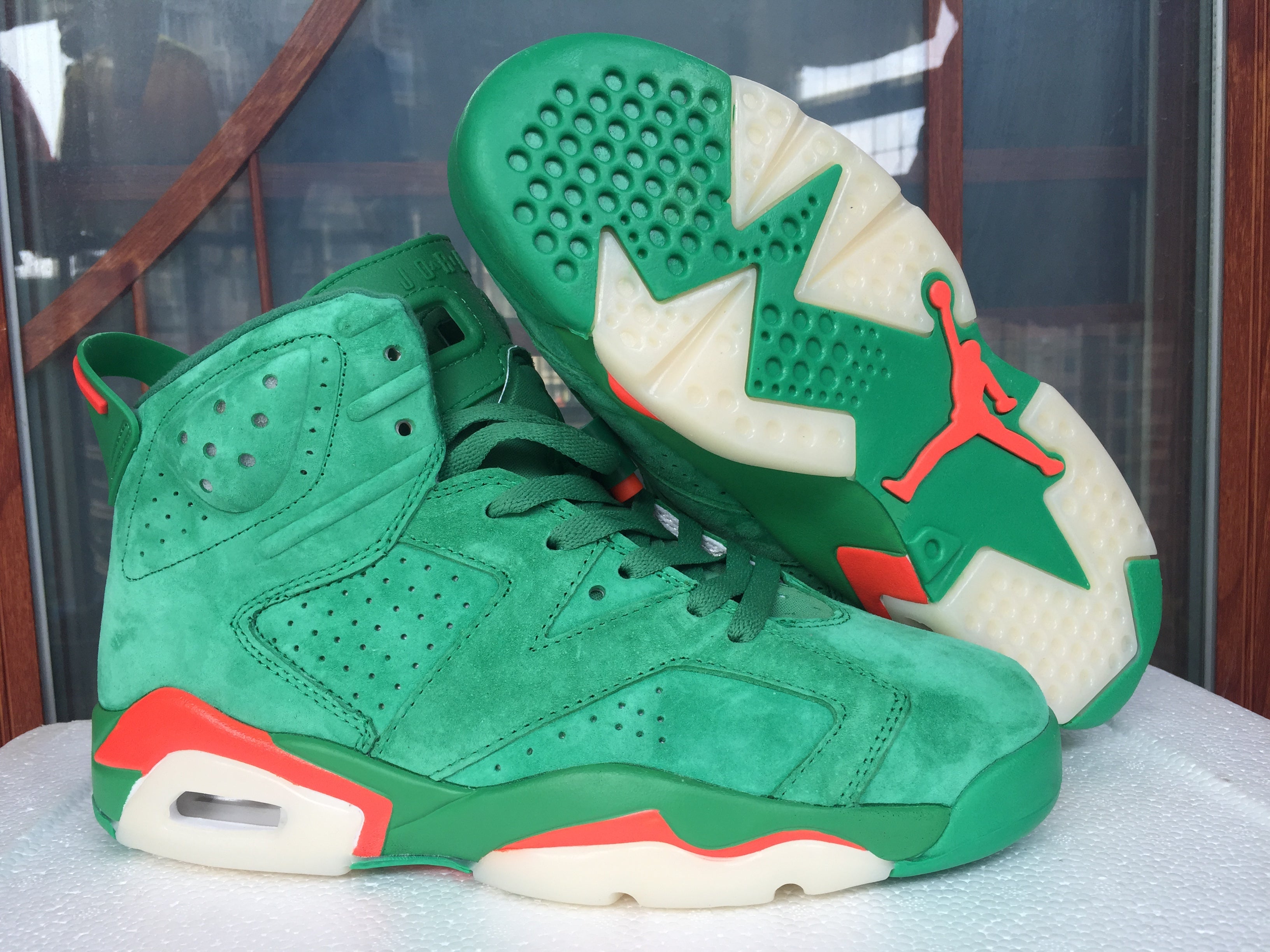 Air jordan outlet 6 gatorade green