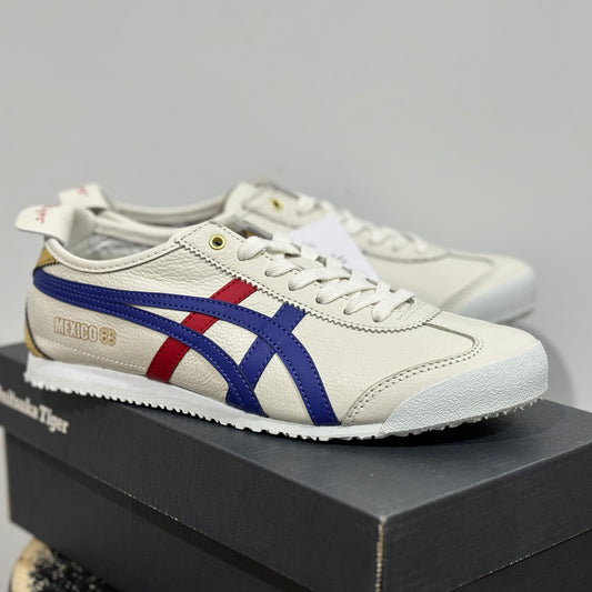 Asics Onitsuka Tiger "White Blue & Gold label -  Mexico 66"